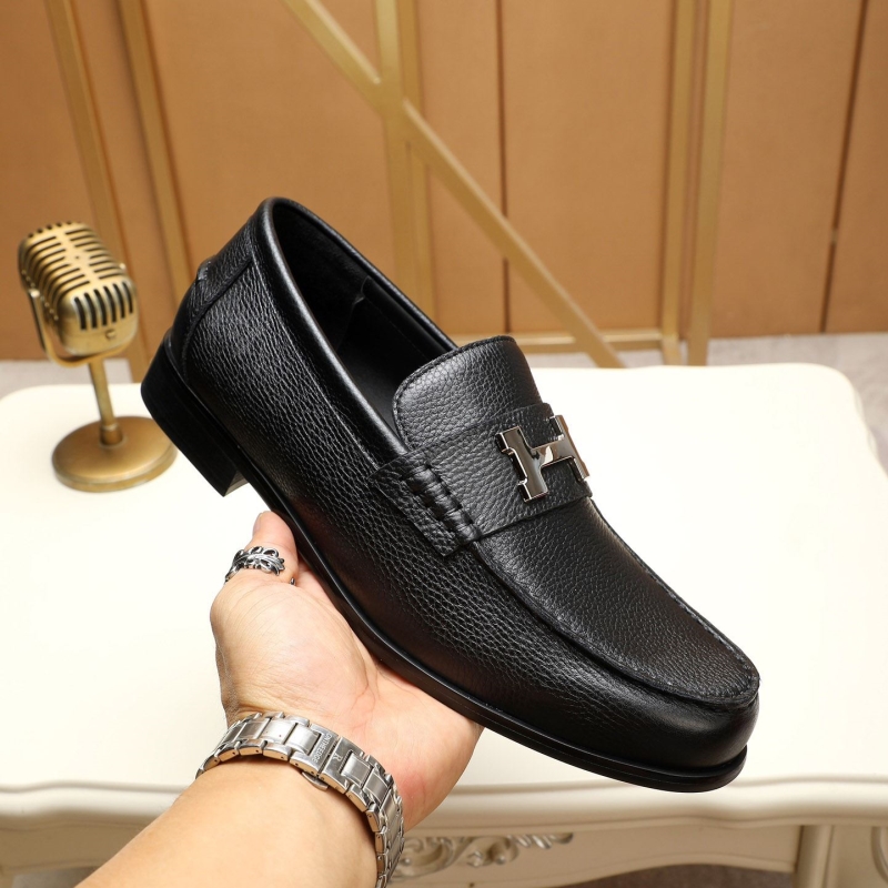 H**mes leather shoes
